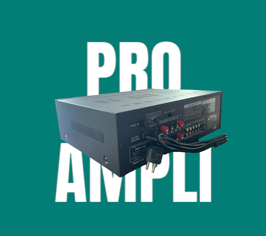 Amply Karaoke Bluetooth Công Suất Lớn 700W Rinton RT-159Q, 12 Sò Đại (Hàng Chính Hãng)