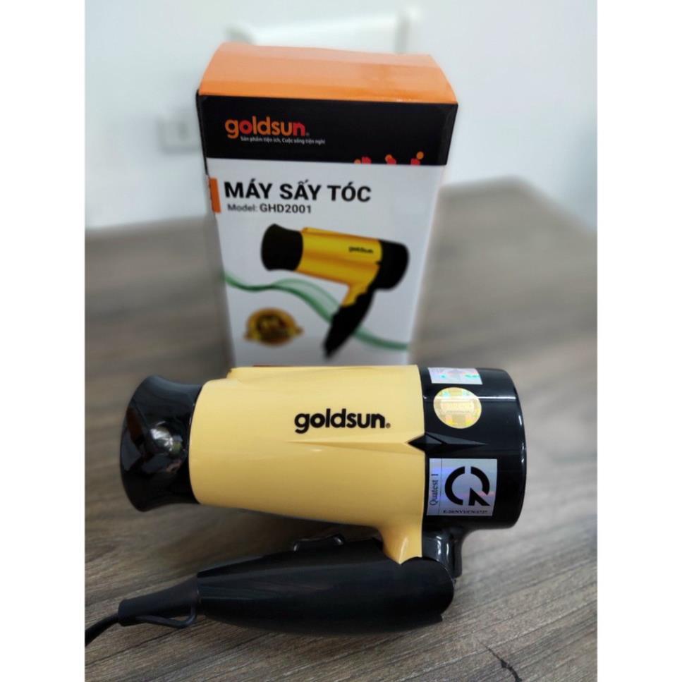 Máy sấy tóc Goldsun GHD2001 công suất 1000W siêu bền sấy mạnh nhanh khô - Hàng chính hãng Goldsun