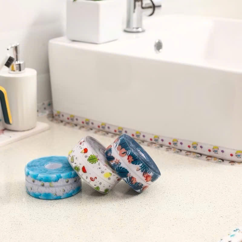 Băng Dính Dán Mép Tường Chống Thấm, Cuộn Băng Keo Dán Viền Bồn Rửa Chén &amp; Chậu Rửa Bát - HÀNG CHÍNH HÃNG MINIIN
