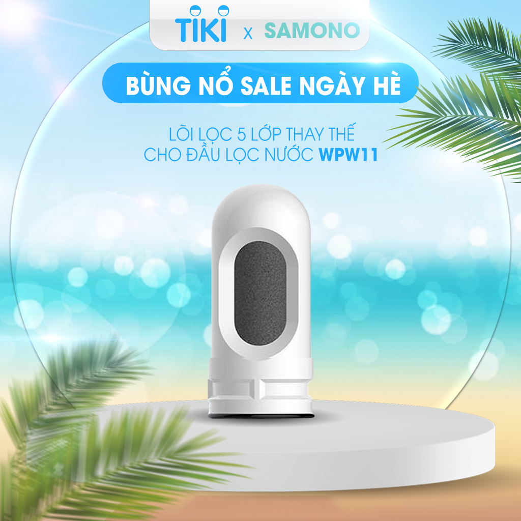 Đầu lọc nước tại vòi 5 lớp thay thế SW-WPW11 SAMONO SW-FEW11 - Hàng chính hãng
