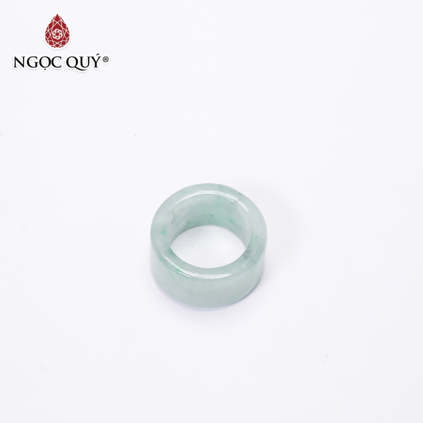 Nhẫn càng long cẩm thạch phỉ thúy mệnh hỏa, mộc - Ngọc Quý Gemstones