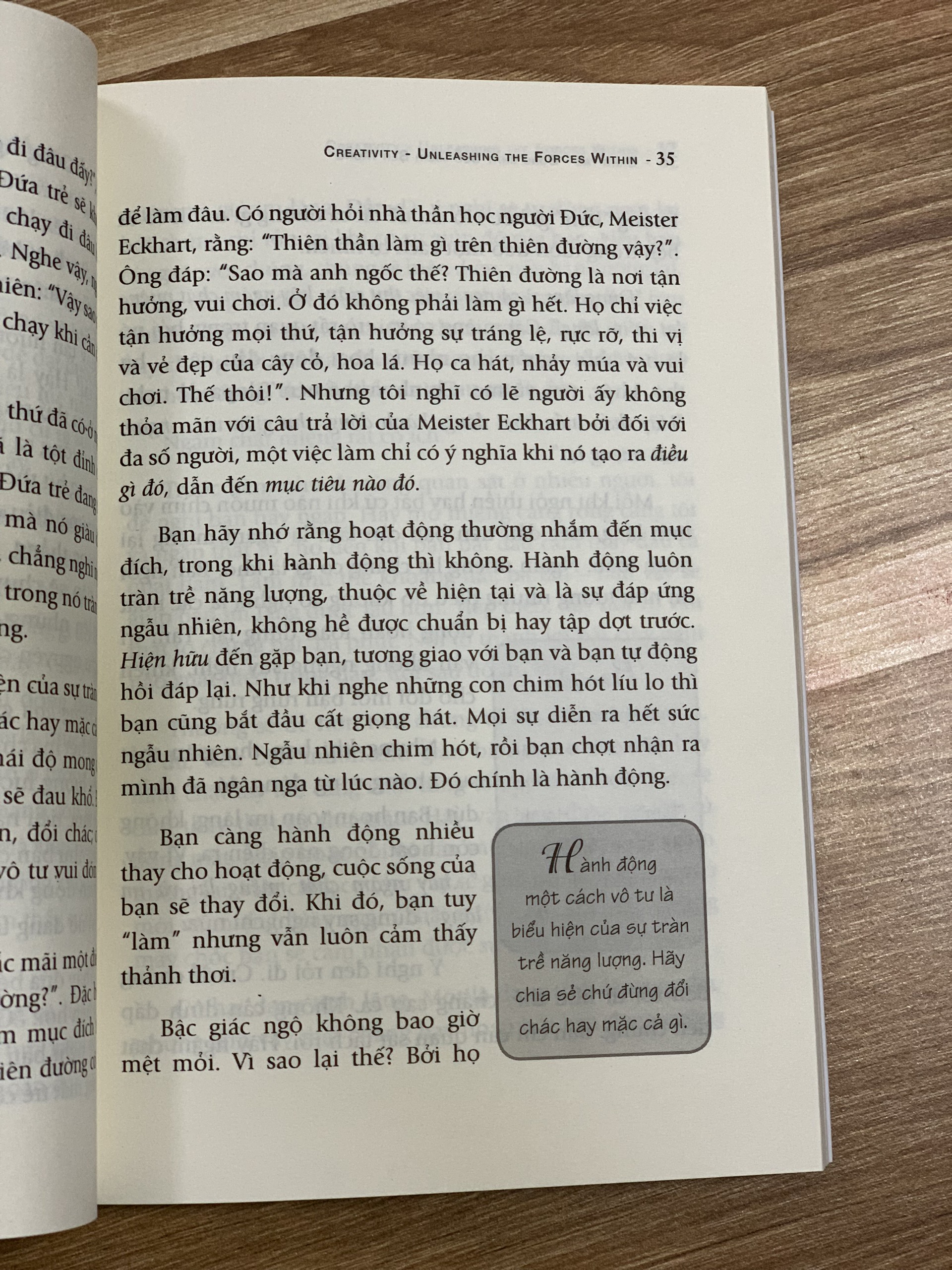 Sáng tạo - Bừng cháy sức mạnh bên trong