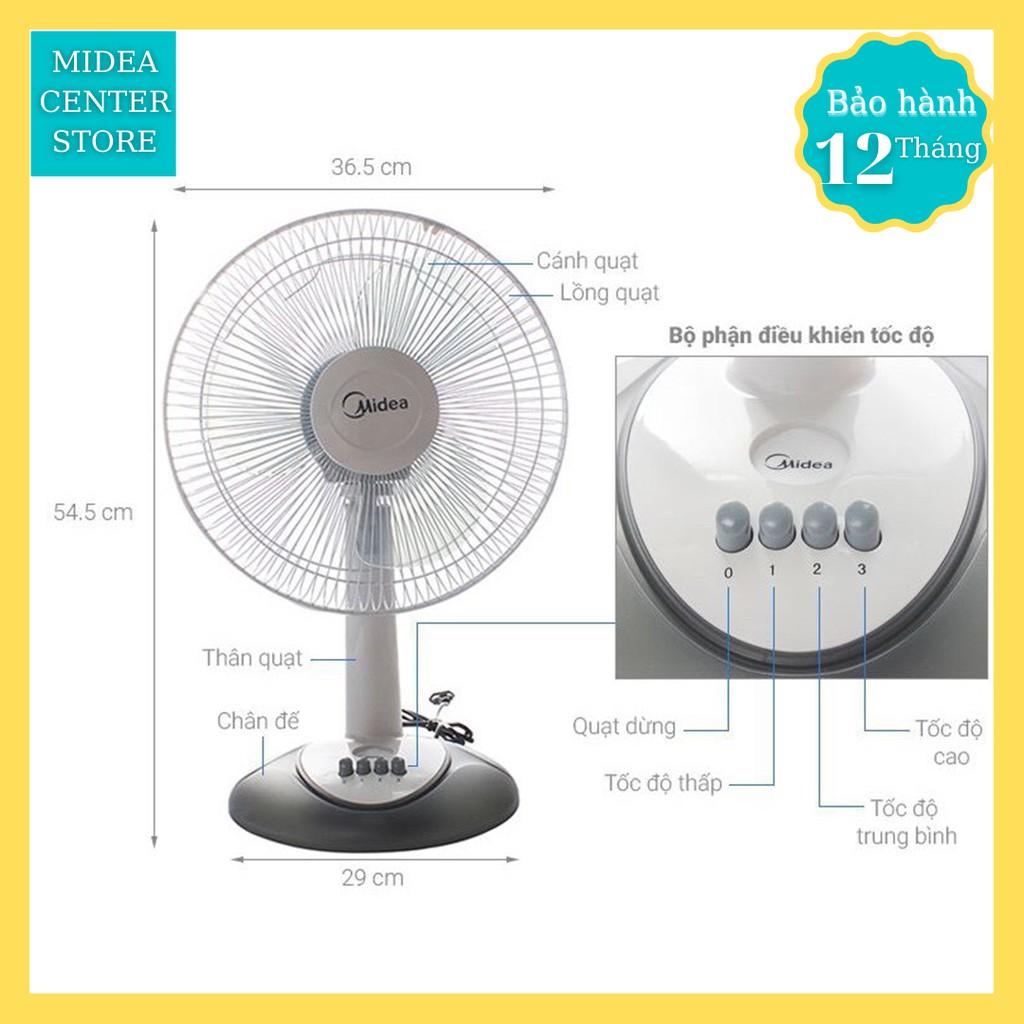 Quạt để bàn mini cao cấp Midea FT30-Y8BA- Hàng chính hãng