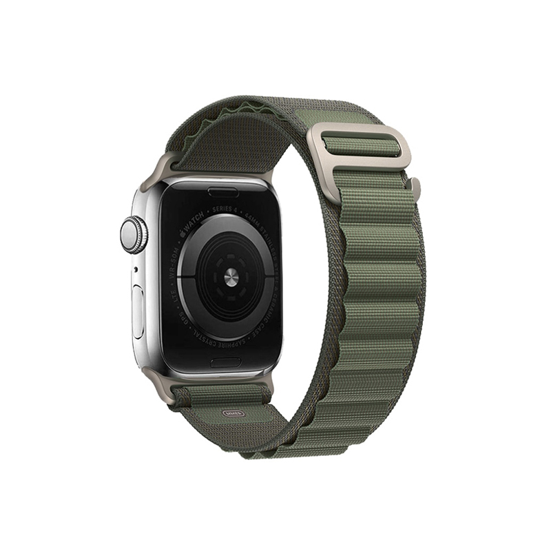 Dây đeo đồng hồ sợi vải sang trọng mềm mại dành cho Apple Watch 49mm 44mm 40mm 45mm 41mm 42mm 38mm 49 44 45 mm Ultra 8 7 6 3 se 8 Handtown - Hàng chính hãng