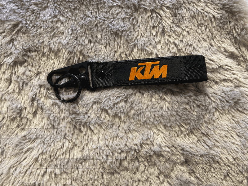 Móc chìa khóa thêu chữ bằng kim loại chuyên dùng cho xe mô tô Ktm Duke 125 200 250 390 6901290