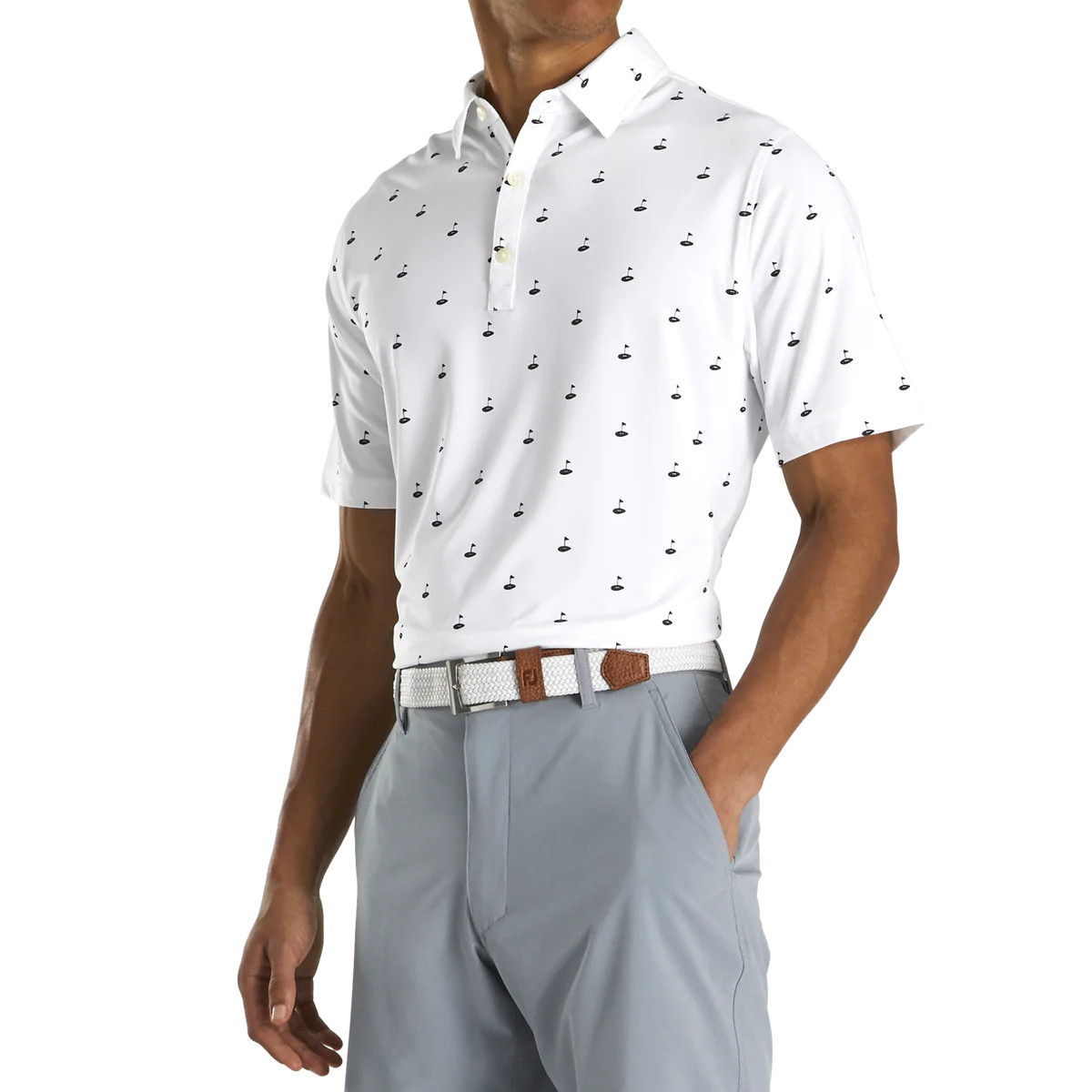 Áo Polo Golf Nam FJ ProDry Lisle Golf Print-83793L