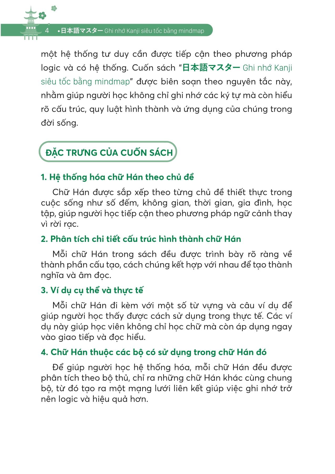 Sách - Ghi Nhớ Kanji Siêu Tốc Bằng Mindmap - Trình Độ Sơ Cấp