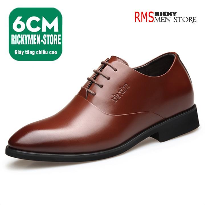 GIÀY TÂY CÔNG SỞ NAM TĂNG CHIỀU CAO 6CM RICKYMEN M-13