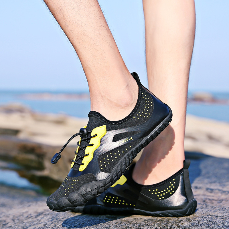 Outdoor sports five-finger upstream shoes quick-drying men's breathable beach wading shoes