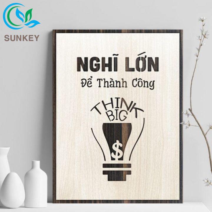 Tranh Treo Tường Trang Trí Decor - Tranh Động Lực Slogan -Trang Trí Nhà Cửa, Văn Phòng Làm Việc, Tạo Động Lực