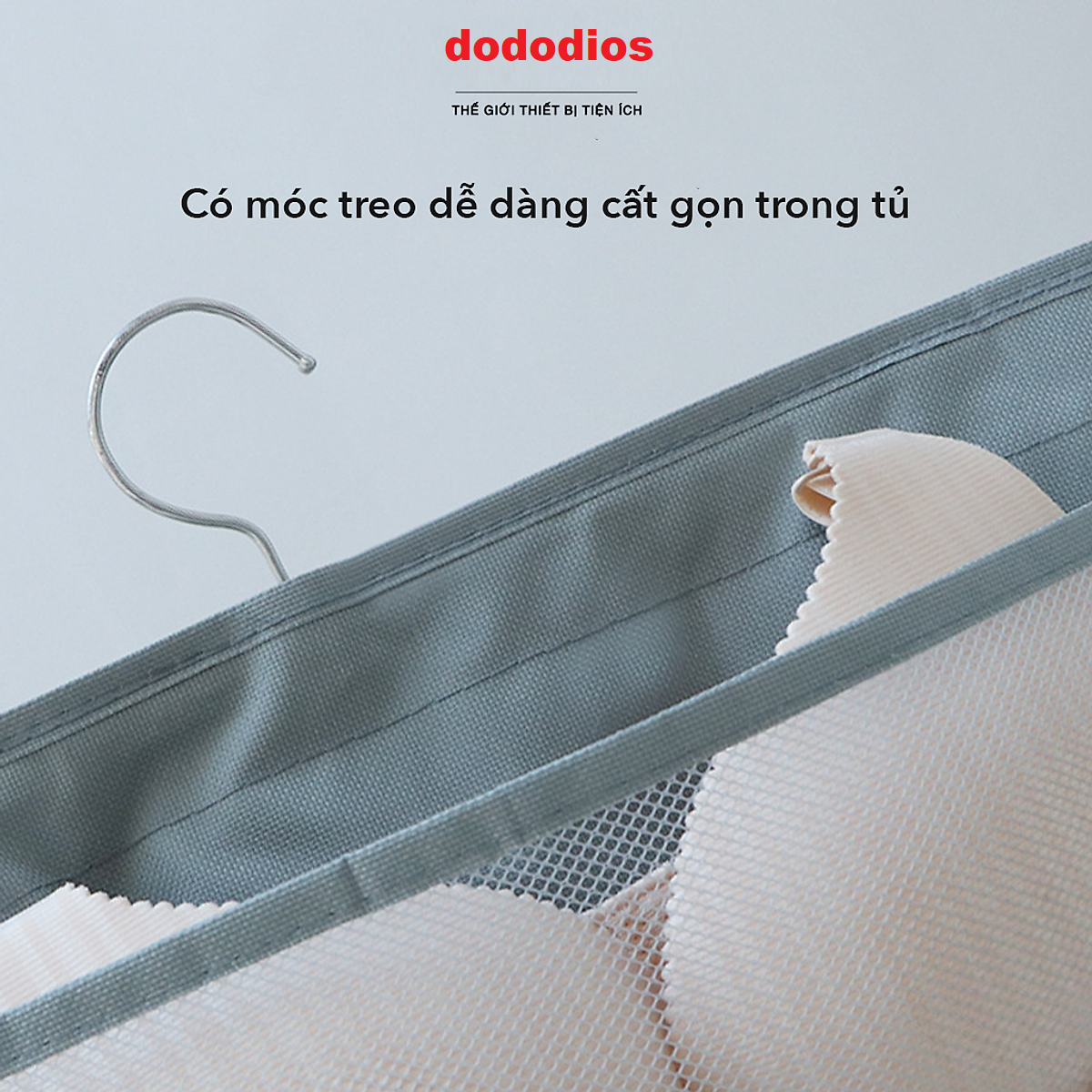 Túi Treo Đồ Lót dododios 2 Mặt 30 Ngăn Hàng Loại 1 Siêu Dày Túi Đựng Quần Áo Lót Tất Vớ, Giỏ Túi Xách, hộp vải đựng quần áo chia ngăn TD30