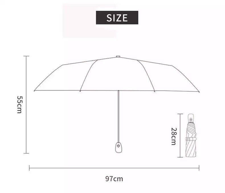 Ô Dù Cao Cấp Bấm Tự Động Vải Dày Chống Tia UV Chống Gió 8 Nan Cứng Cáp Màu Sắc Sinh Động Kích Thước To 2 Người Sử Dụng 4 Màu Lựa Chọn Mẫu Mã Độc Đáo Phong Cách Hiện Đại