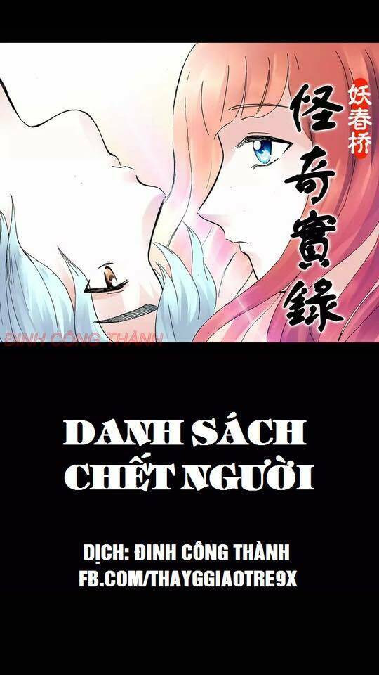 danh sách chết người chapter 1 2