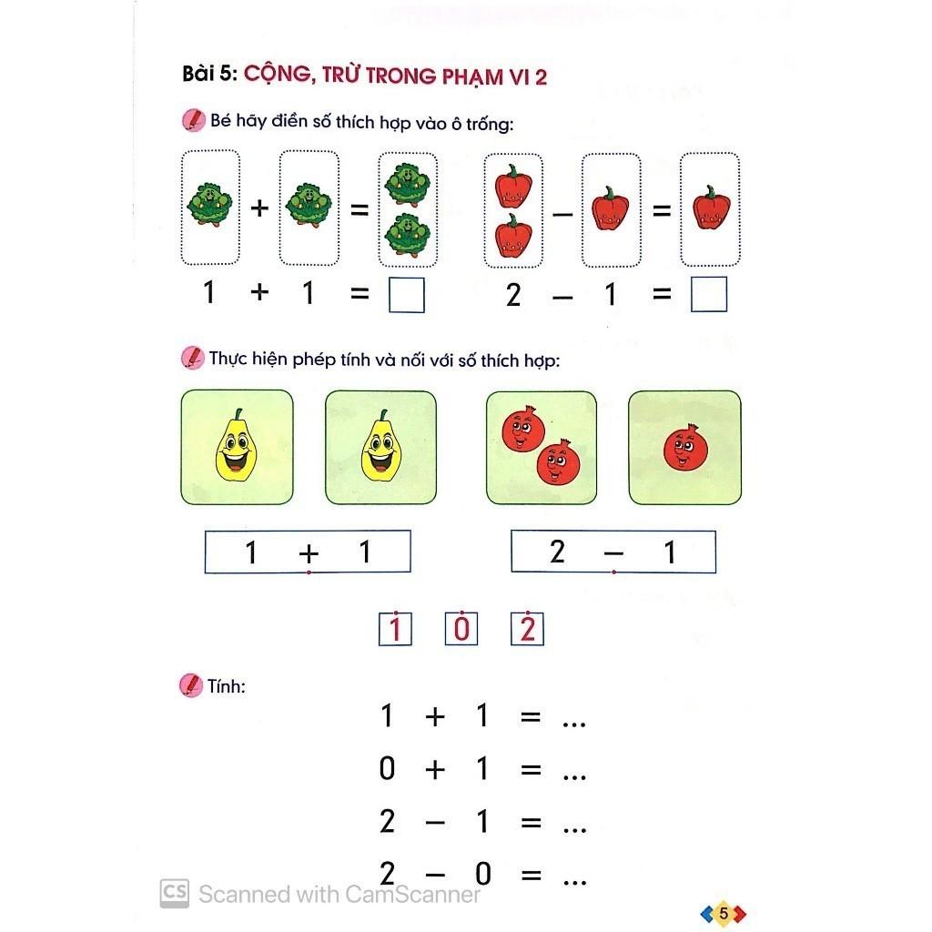 Bé Làm Quen Với Toán - Dành Cho Trẻ 5 - 6 Tuổi - Bản Quyền