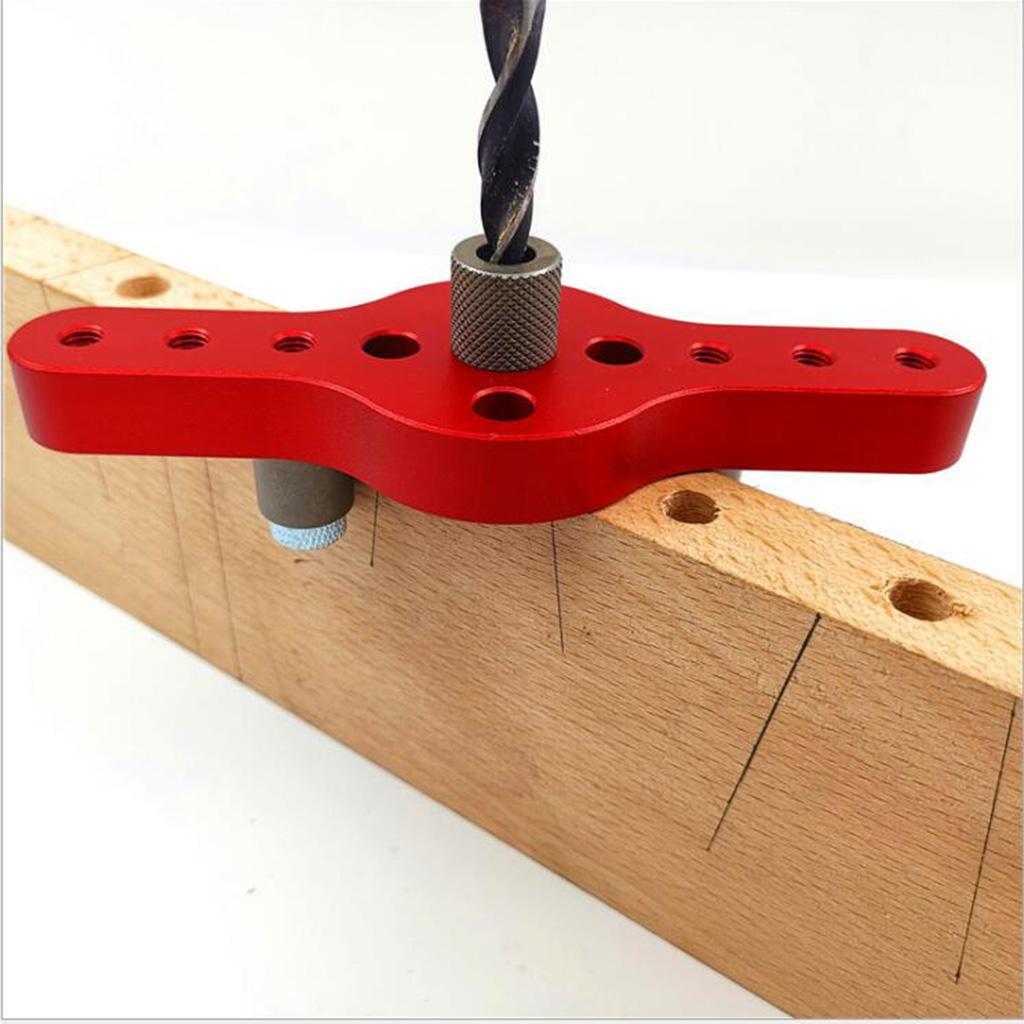 Woodworking Locator Puncher Self Centering Dowelling Jig Drill Sleeve Red