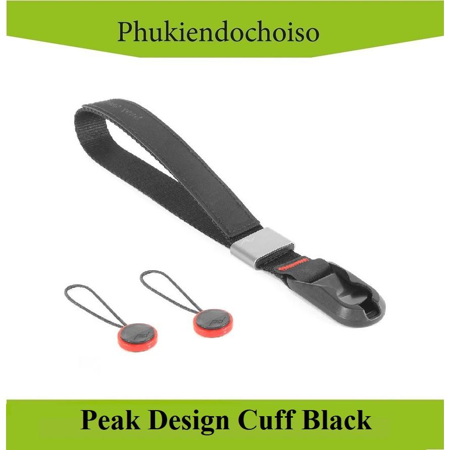 Dây máy ảnh Peak Design Cuff Wrist Strap, Màu đen - Hàng Chính Hãng