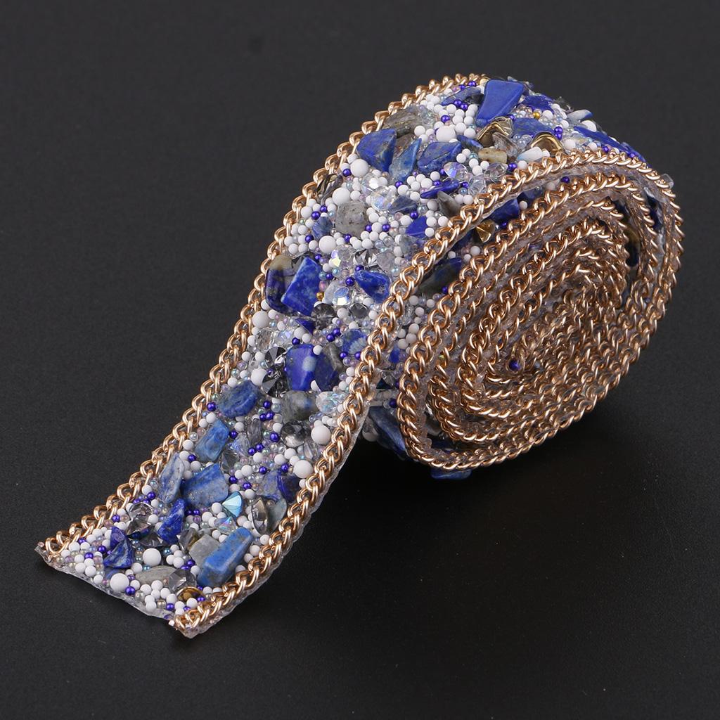 Sắt trên Hạt Kim Cương Giả Viền Dây Chuyền W/Xanh Dương Giả Đá Cyrstal Táo 25mm