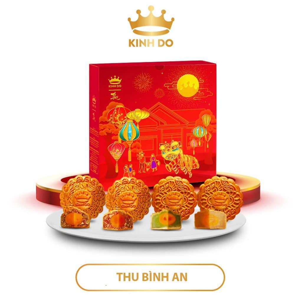 HỘP 4 BÁNH TRUNG THU KINH ĐÔ - THU BÌNH AN 210GRAM