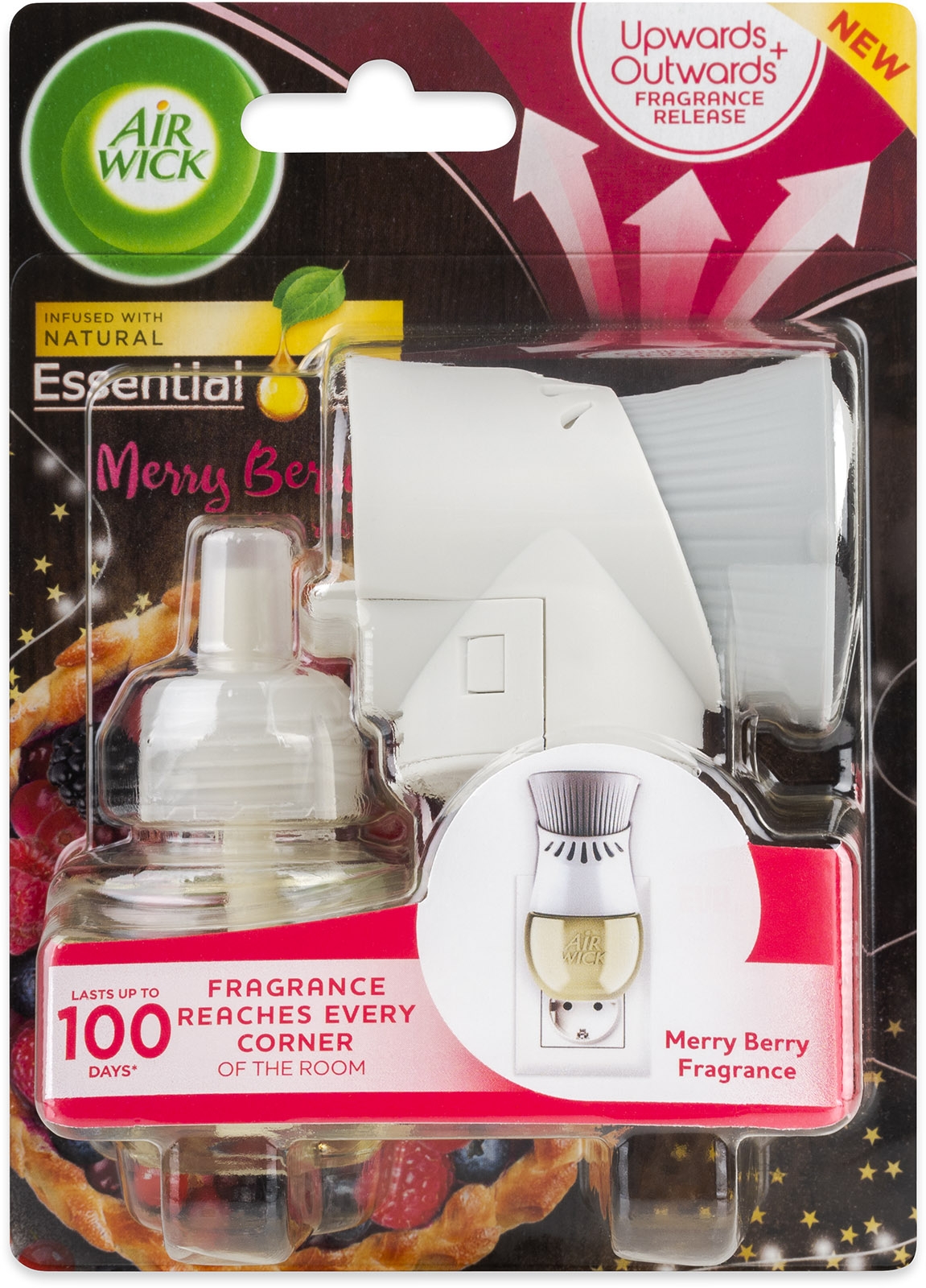 Bộ khuếch tán tinh dầu tự động Air Wick Merry Berry 19ml QT09421 - trái cây rừng