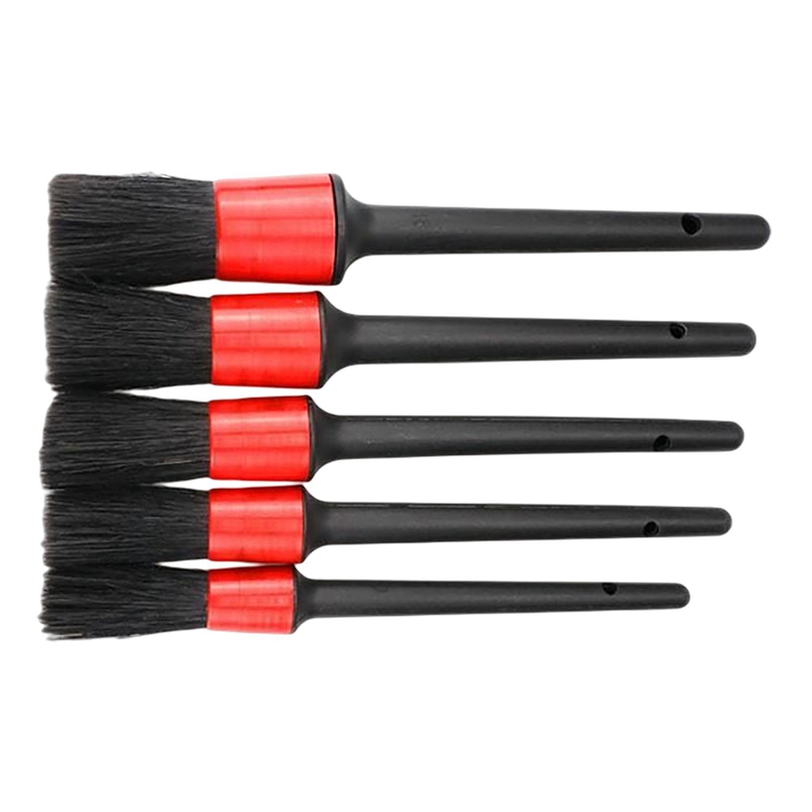 5 Pcs Detailing Brush Kit Auto Parts for  Wheel Motorcycles