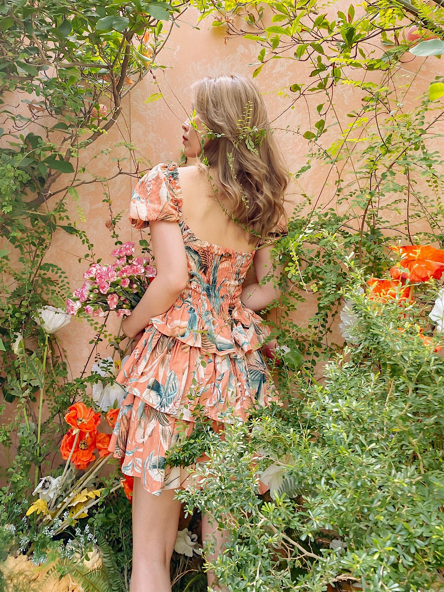 Hình ảnh Đầm tầng hoa cam Carria dress Gem Clothing SP060620