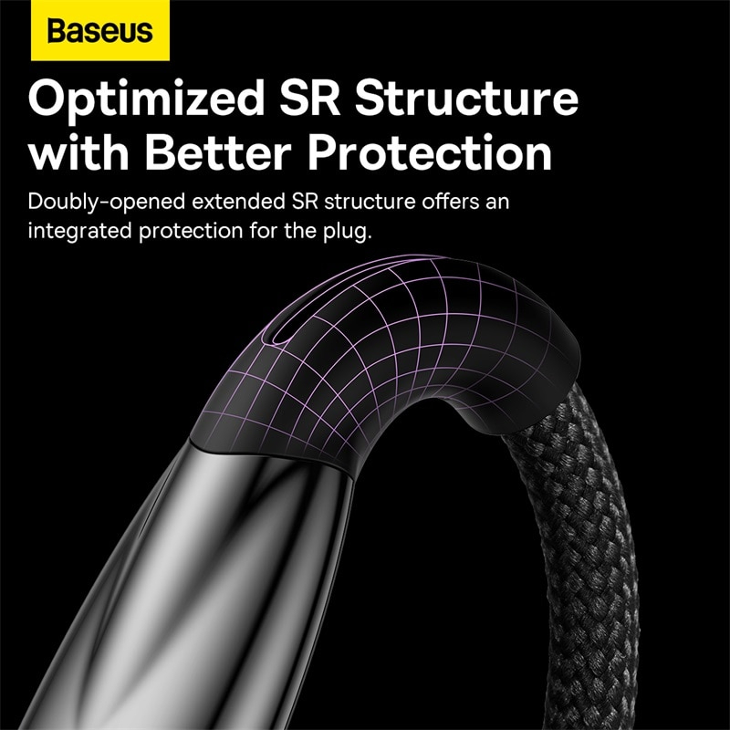 Cáp Sạc Nhanh Cho iPhone 14 Series Baseus Glimmer Series Fast Charging Data Cable Type-C to iP 20W Hàng Chính Hãng