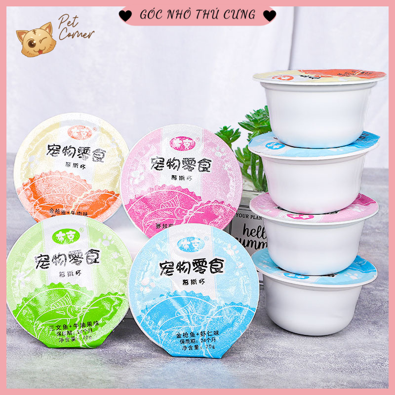 Súp thưởng Pudding dinh dưỡng cho chó mèo