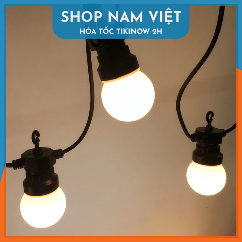 [Cao Cấp] Dây Led Ping Pong G50 Siêu Bền Chịu Mưa Nắng Trang Trí Ngoài Trời - Chính Hãng NAVIVU