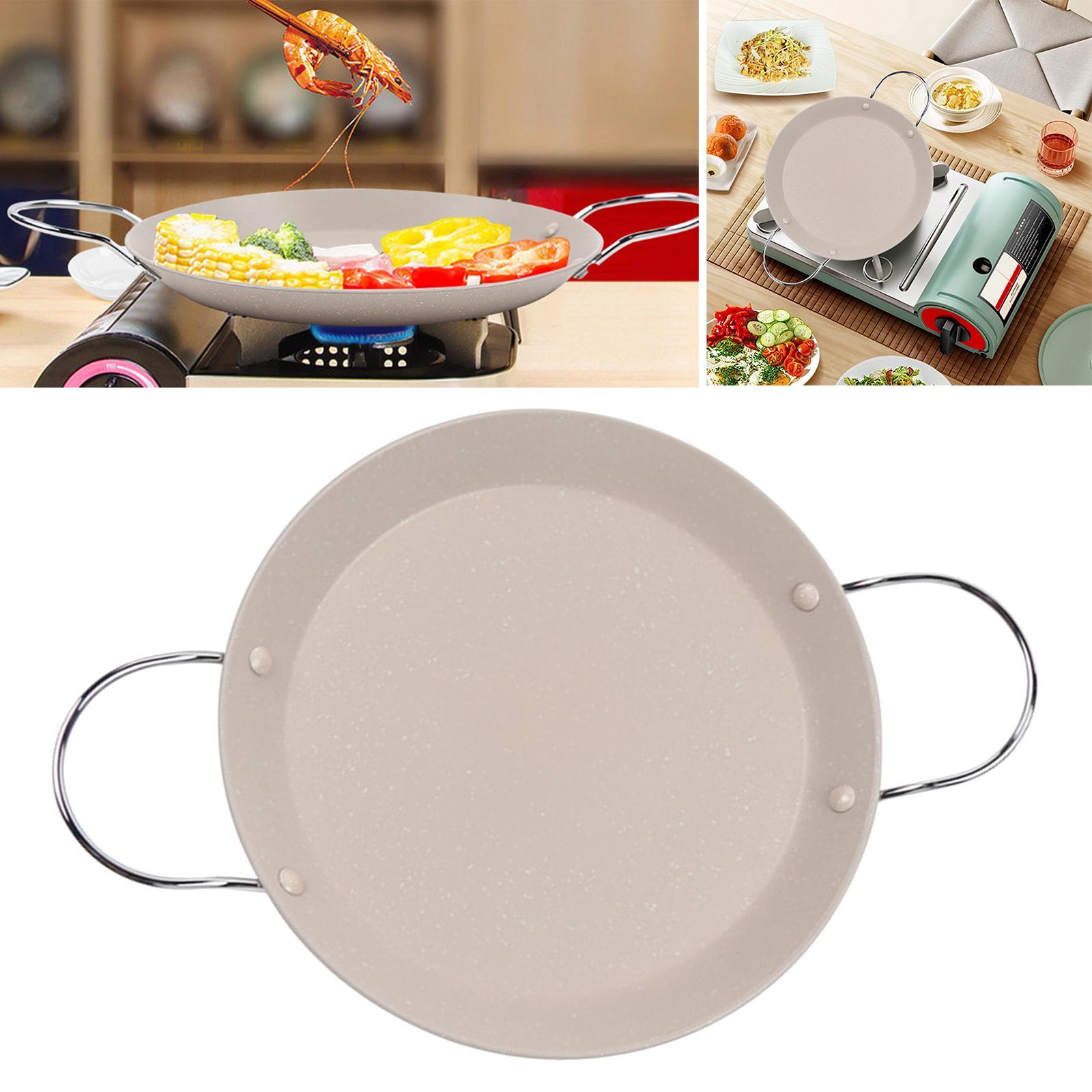 Camping Frying Pan Fry Pan Cooker Equipment Aluminum Alloy Flat Griddle Pan Skillet for Picnic Outdoor Indoor Camping Cooking