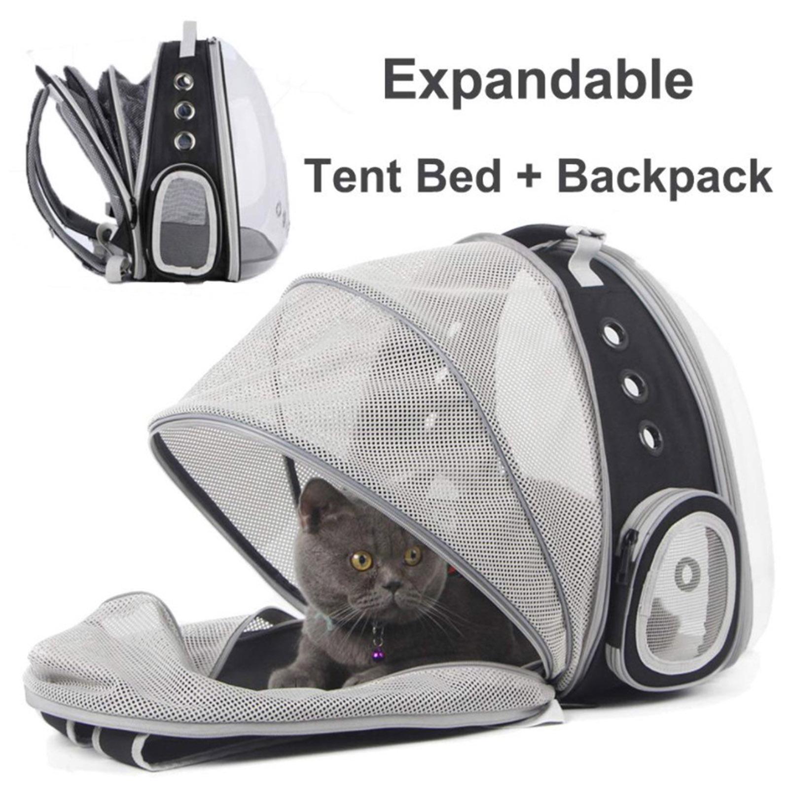 Expandable Cat Carrier Bubble Backpack Cat Pet Travel Bag