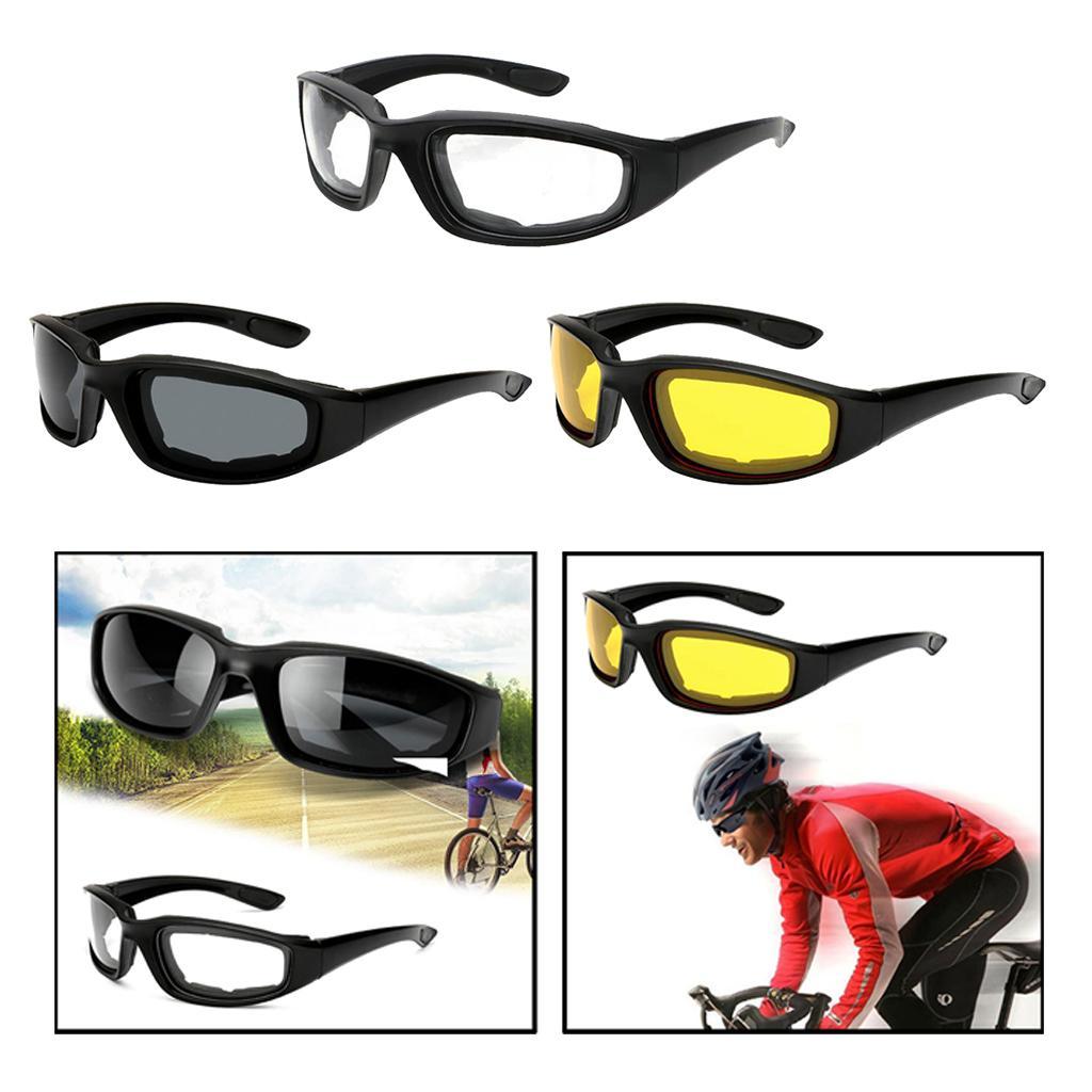 Flexible Anti-Fog Motorcycle Goggles UV400 for Outdoor Sports  Gray