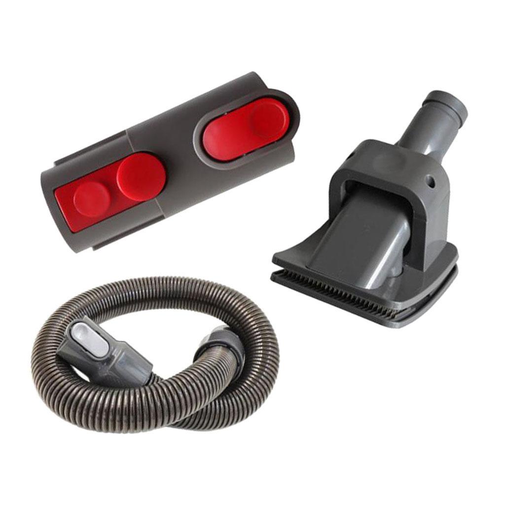 Replacement Groom Cat Dog Pet Tool Brush + Extension Hose + Vacuum Cleaner Adapter For Dyson Vacuum Cleaner, 3pcs/set