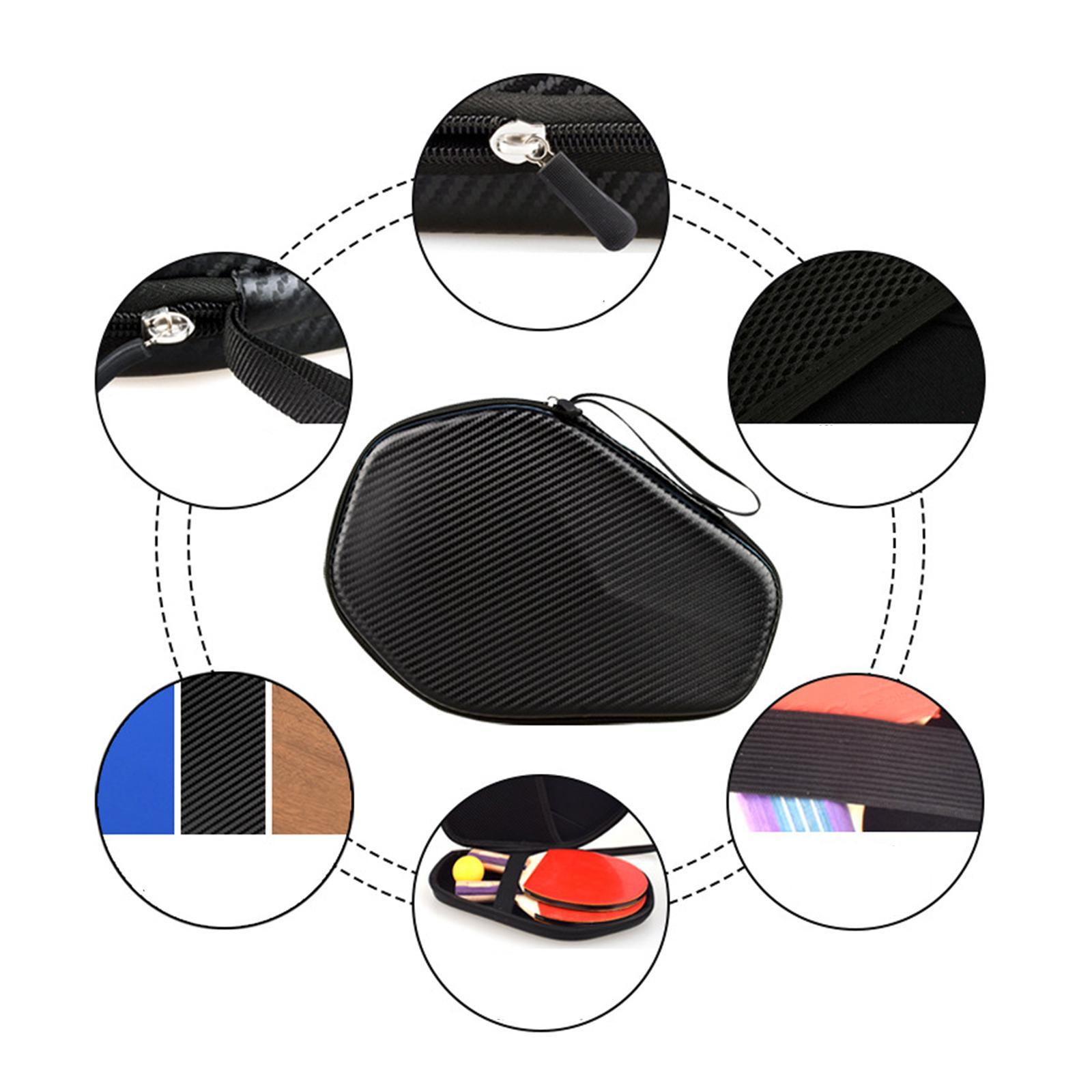 Wear Resistant Table Tennis Paddle Case Table Tennis Racket Bag Waterproof