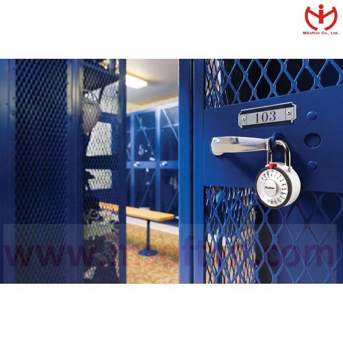 Ổ khóa số Master Lock 1588 D mật mã cố định - khóa tủ cá nhân - MSOFT