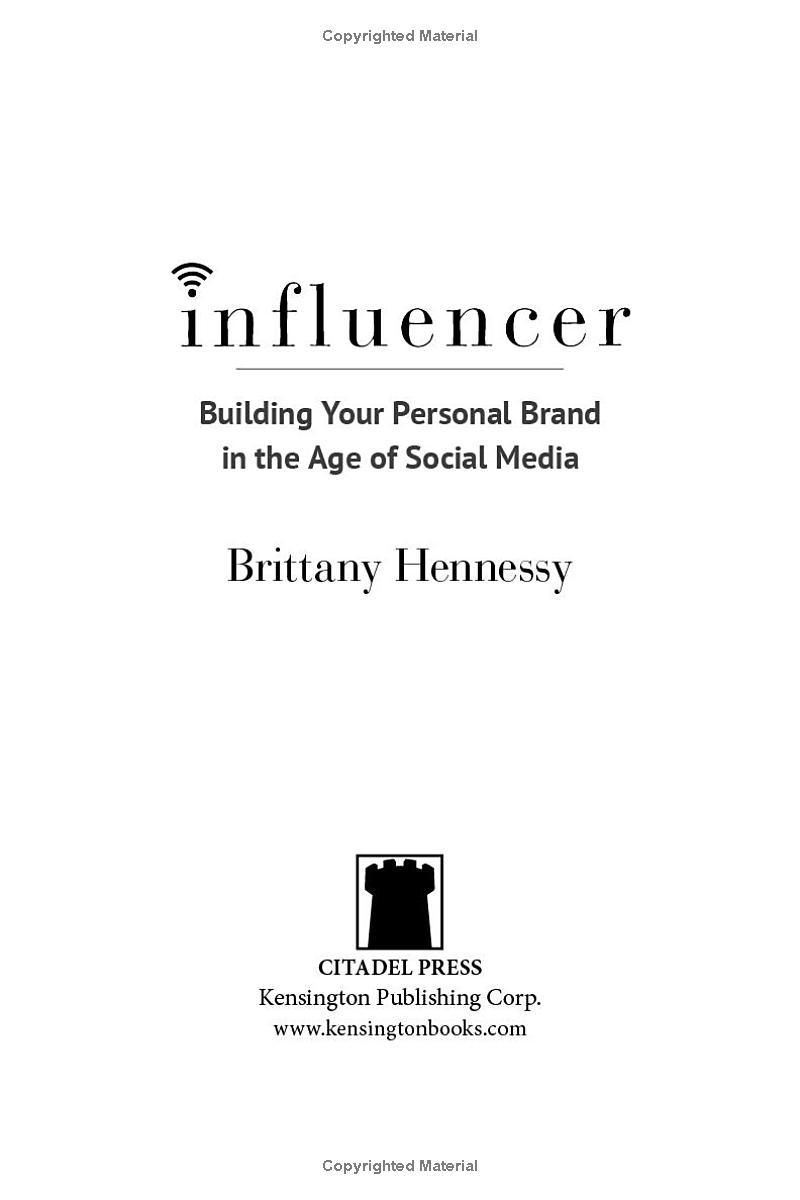 Sách ngoại văn: Influencer - Building Your Personal Brand In The Age Of Social Media