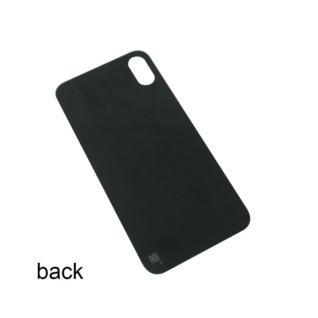 For iPhone X Rear Back Door Glass Panel Battery Cover Housing Replacement + Adhesive