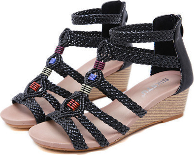 Dép sandal nữ cao 5cm c202 - 40