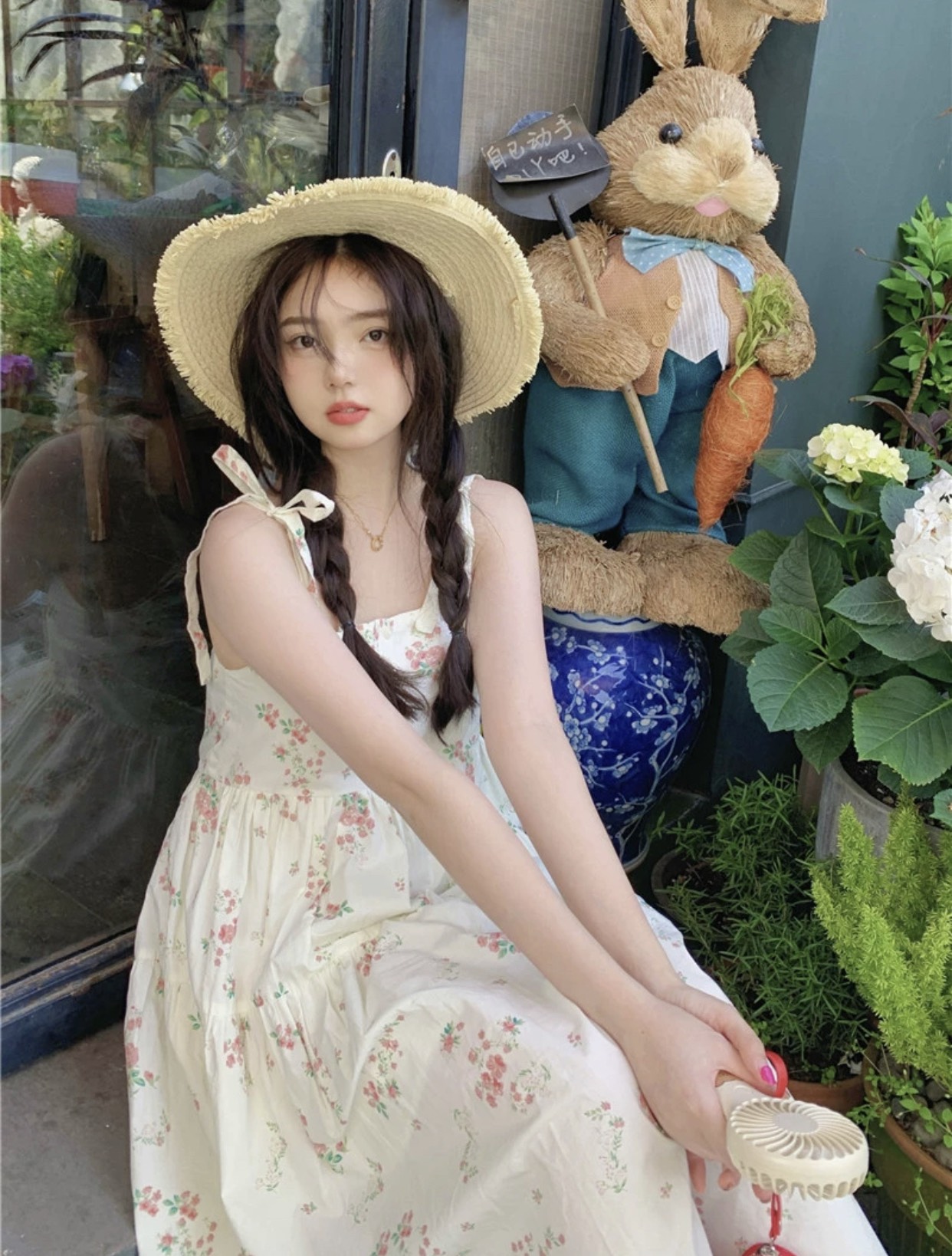 Váy 2 dây buộc nơ bánh bèo hàng 2 lớp ulzzang hàn quốc