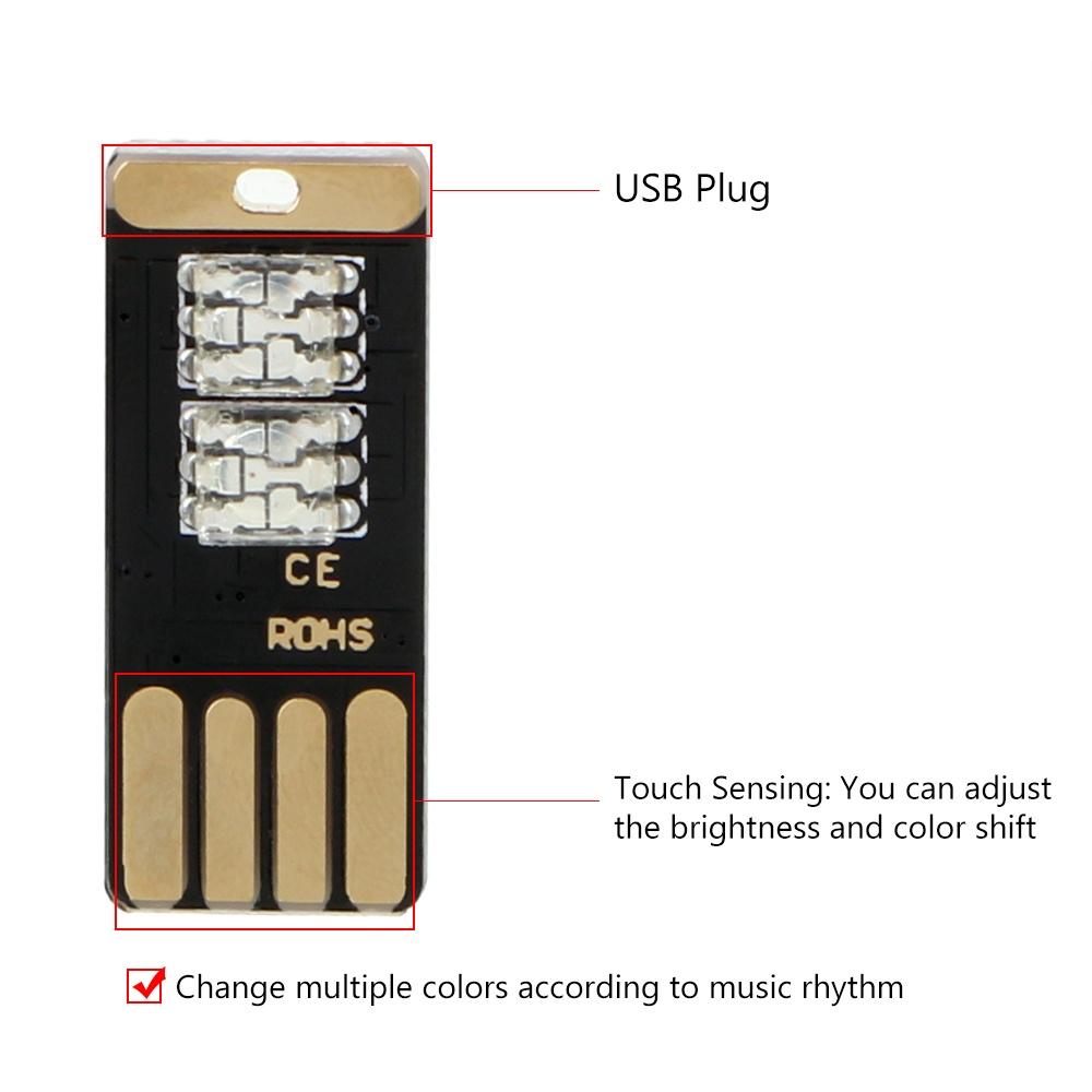 Đèn LED RGB cảm ứng điều khiển bằng âm thanh tự động cho xe hơi
