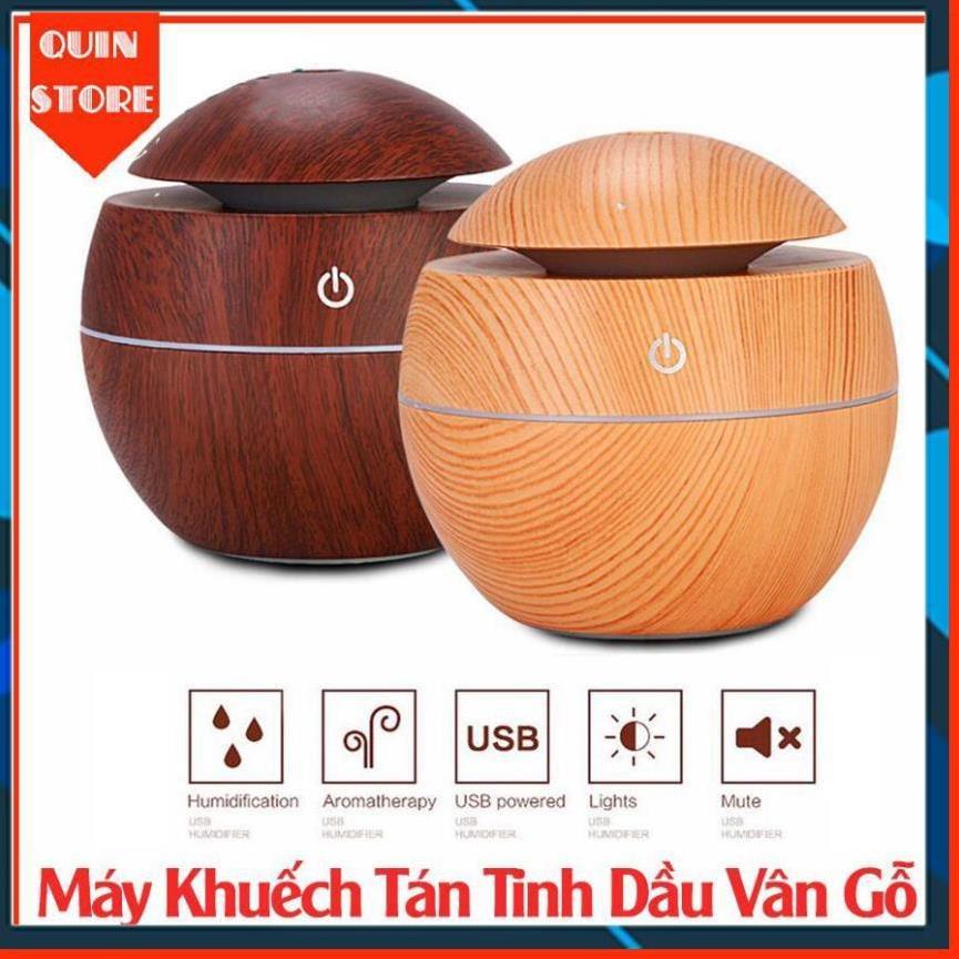 Máy xông tinh dầu vân gỗ