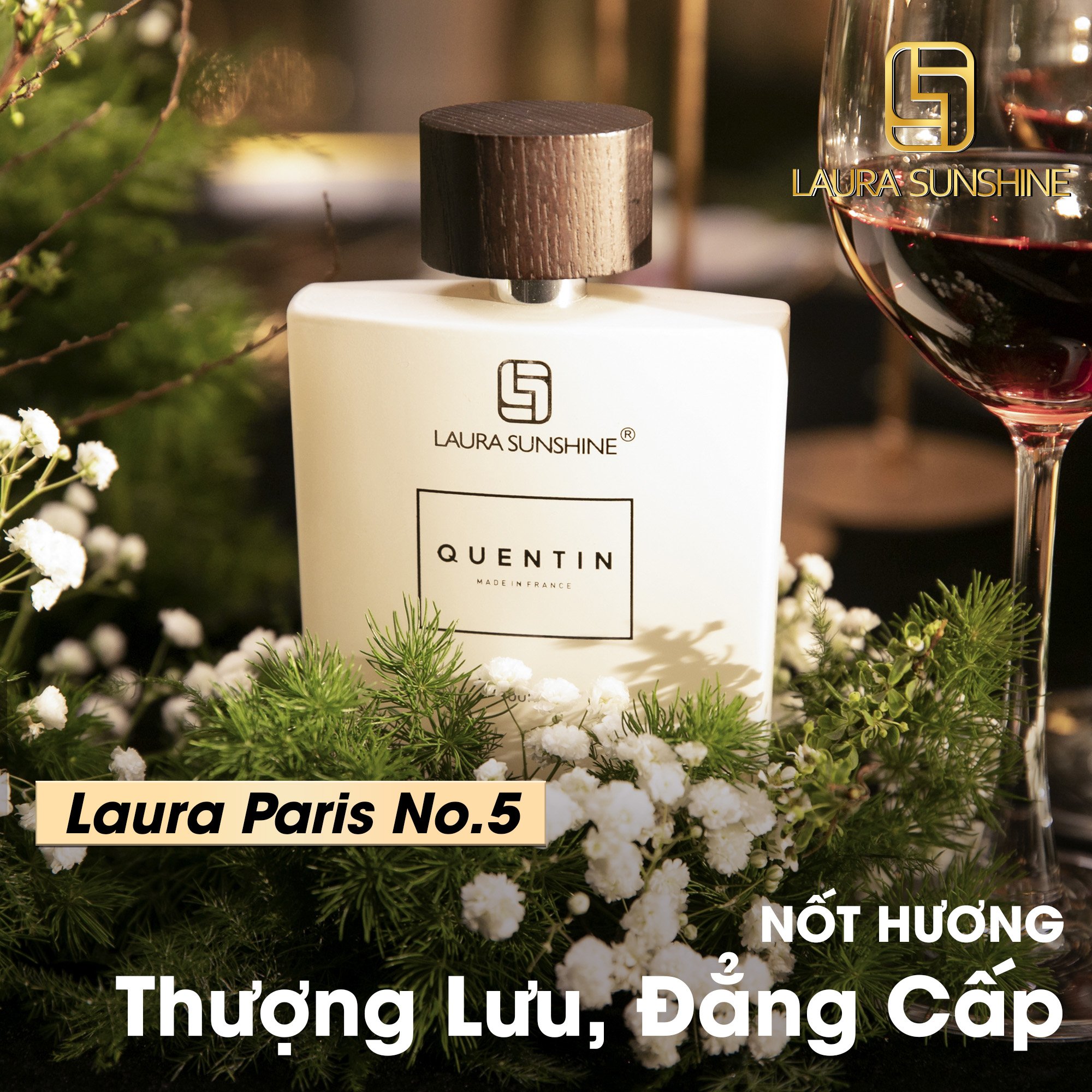 Nước hoa nam Laura Paris #05 Quentin - Eau De Parfum - 100ml - Laura Sunshine