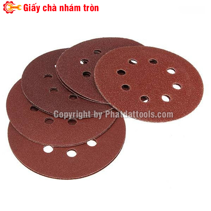 Giấy nhám chà tường cỡ giấy tùy chọn D125-180-230mm-Hộp 100 tờ