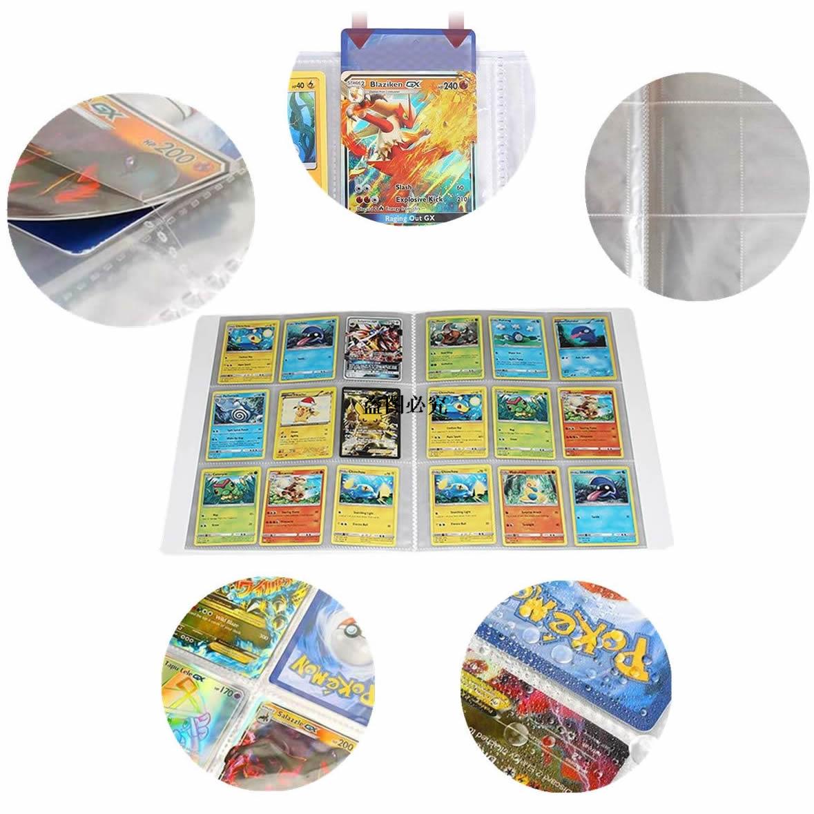 Album Pokemon lớn black gold hiện ứng holo rare ánh vàng hình Charizard rồng lưởng tiến hóa XY sức chứa 540 card Album VIP 1492 34-1
