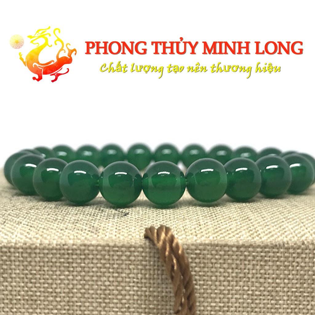Vòng tay đá Mã Não Xanh chất lượng 3A