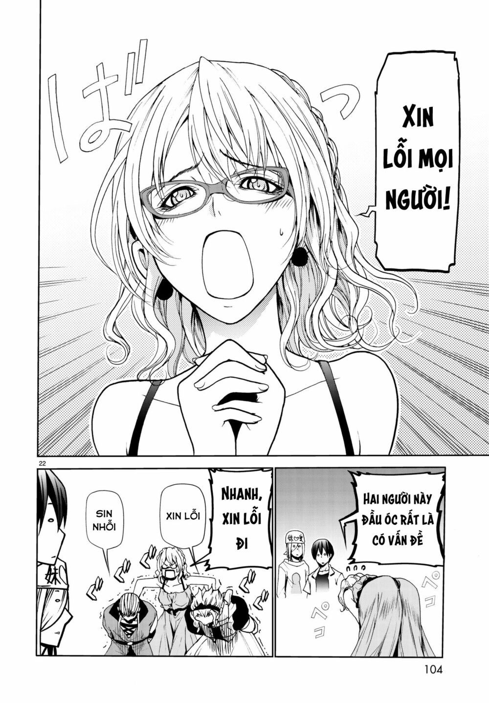 cô gái thích lặn - grand blue chapter 47 22