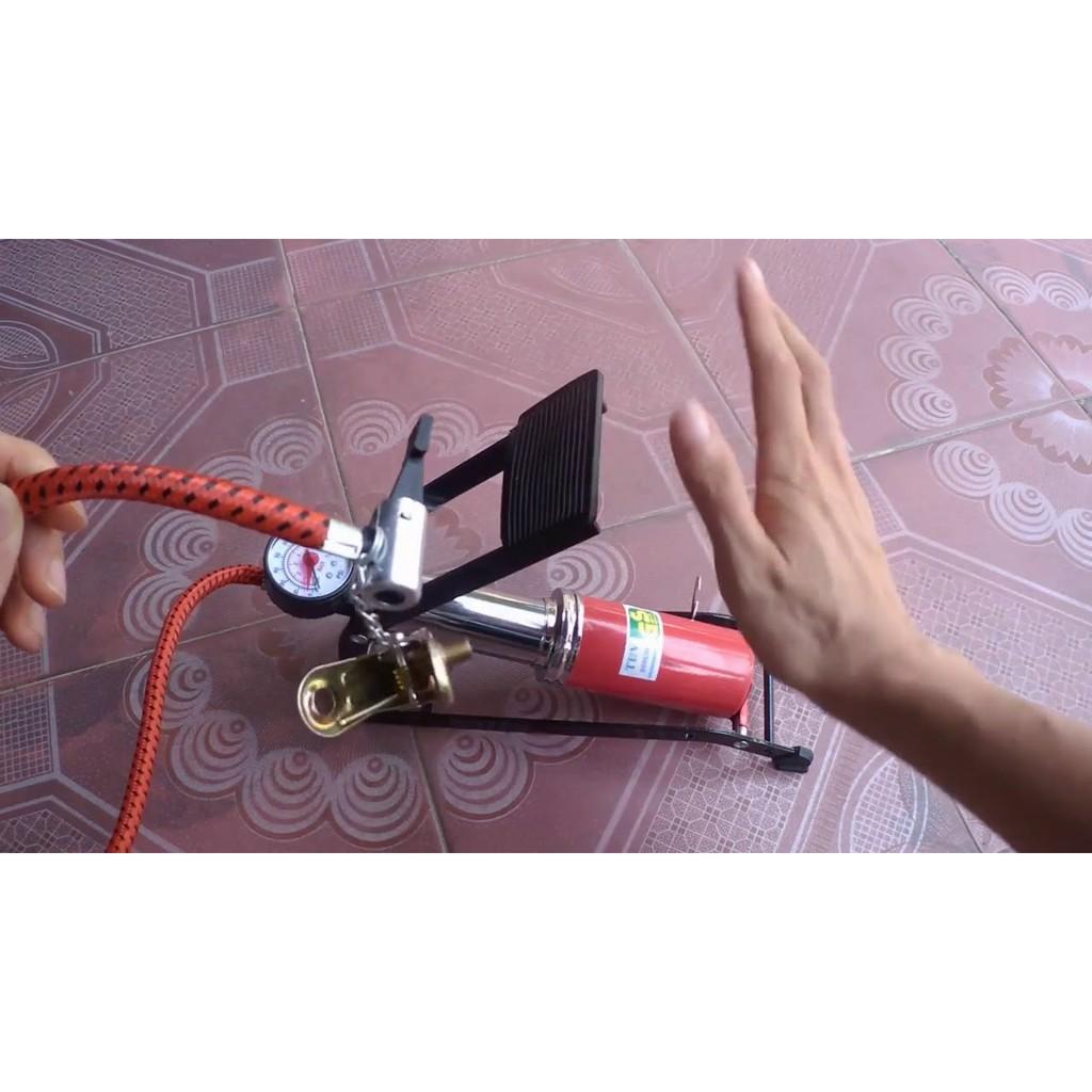 Bơm hơi đạp chân ô tô xe máy loại 1pitton