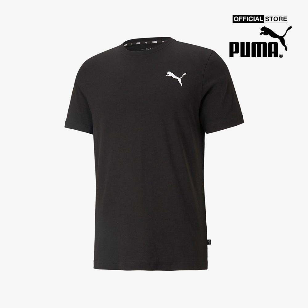 PUMA - Áo thun thể thao nam ngắn tay Essentials Small Logo Train 586668