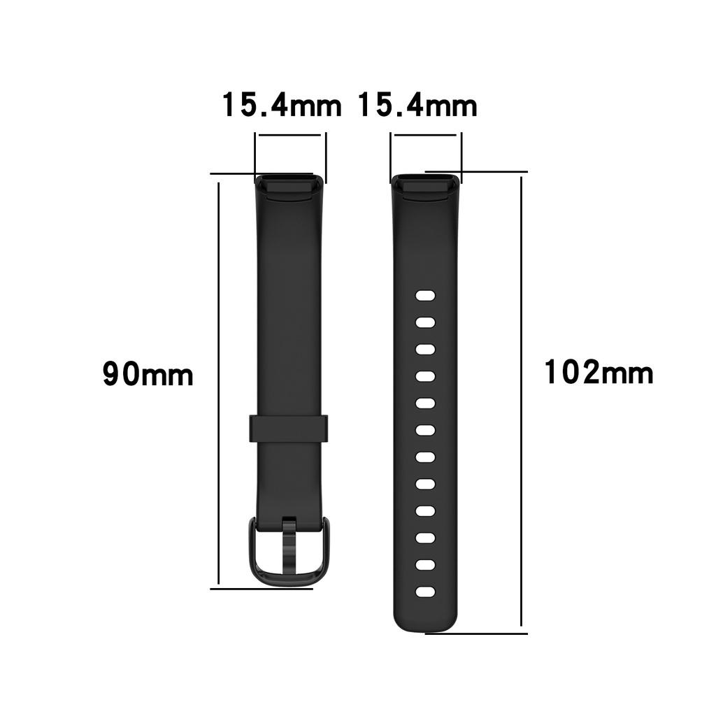Mềm Dây Đeo Thay Thế Chất Liệu Silicon Thiết Kế Nhiều Lỗ Thời Trang Cho Fitbit Luxe