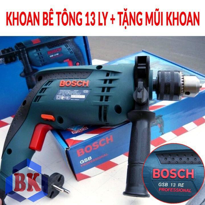 MÁY KHOAN TƯỜNG, SẮT, GỖ BOSCH KHOAN 13 LY - PROFESSIONAL GSB 13RE - BẢO HÀNH TOÀN QUỐC