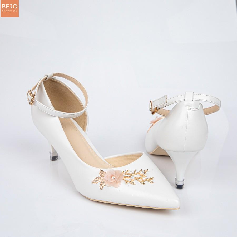 GIÀY CƯỚI - GIÀY CÔ DÂU 5P 1HOA ,CÀNH RONG - WEDDING SHOES